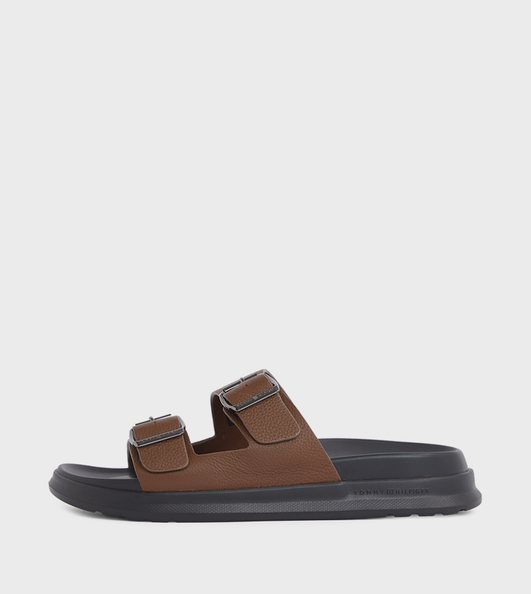 Buckle Detail Comfort Sandals