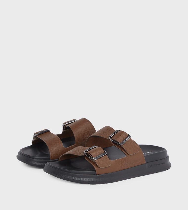 Buckle Detail Comfort Sandals