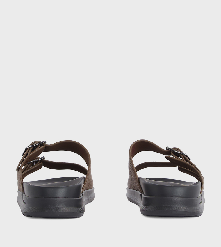 Buckle Detail Comfort Sandals