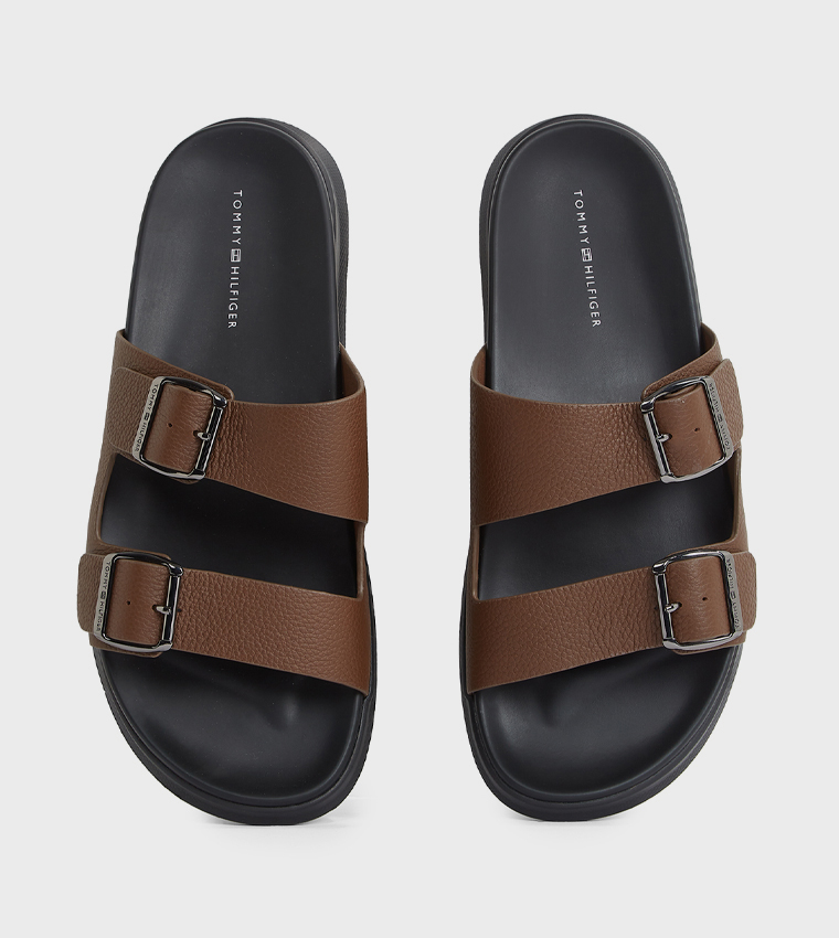 Buckle Detail Comfort Sandals