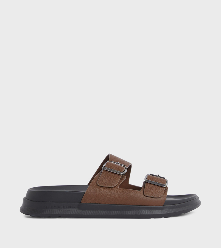 Buckle Detail Comfort Sandals
