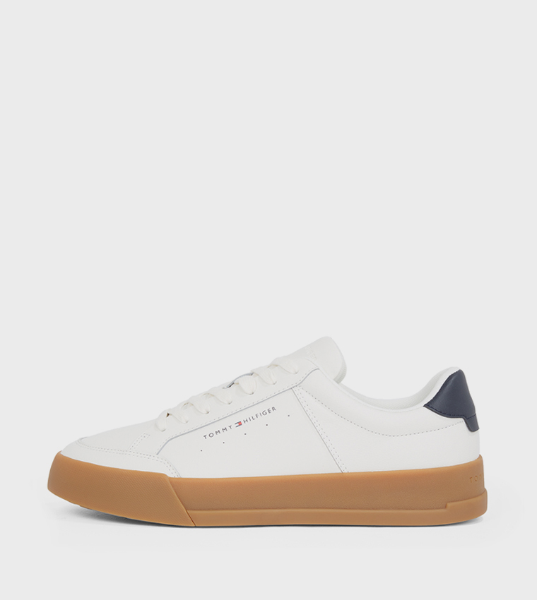 Logo Detail Lace-Up Sneakers