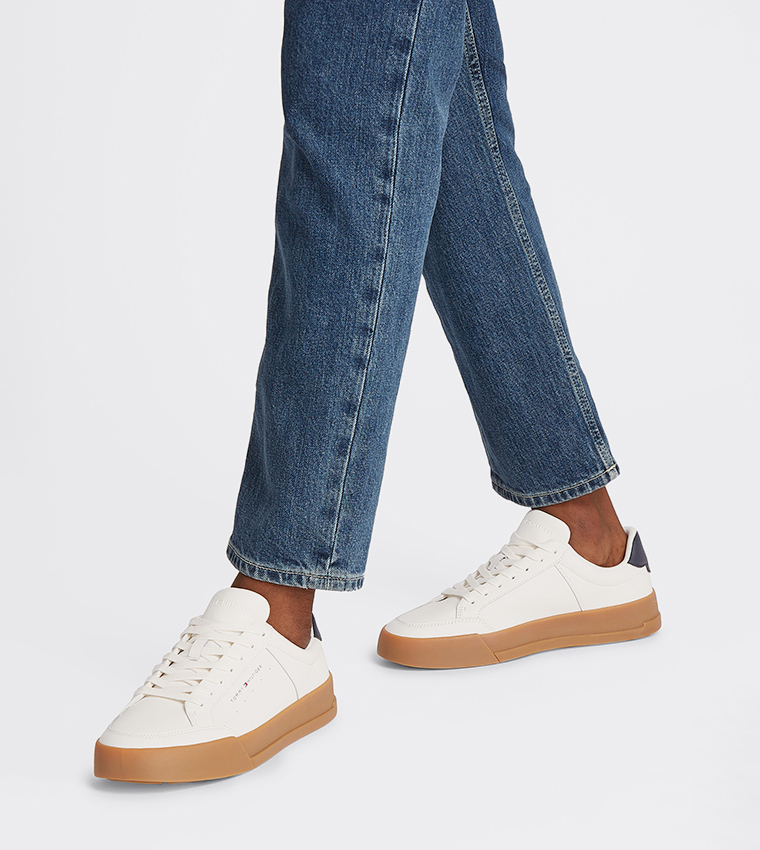 Logo Detail Lace-Up Sneakers