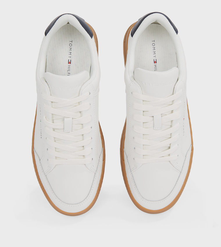 Logo Detail Lace-Up Sneakers