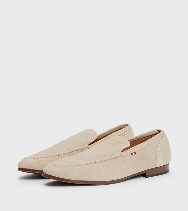 Suede Slip-On Loafers