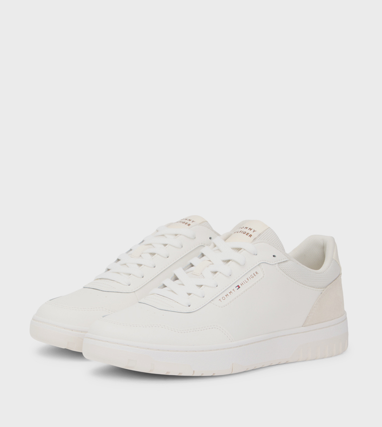 Color Block Suede Basketball Sneakers