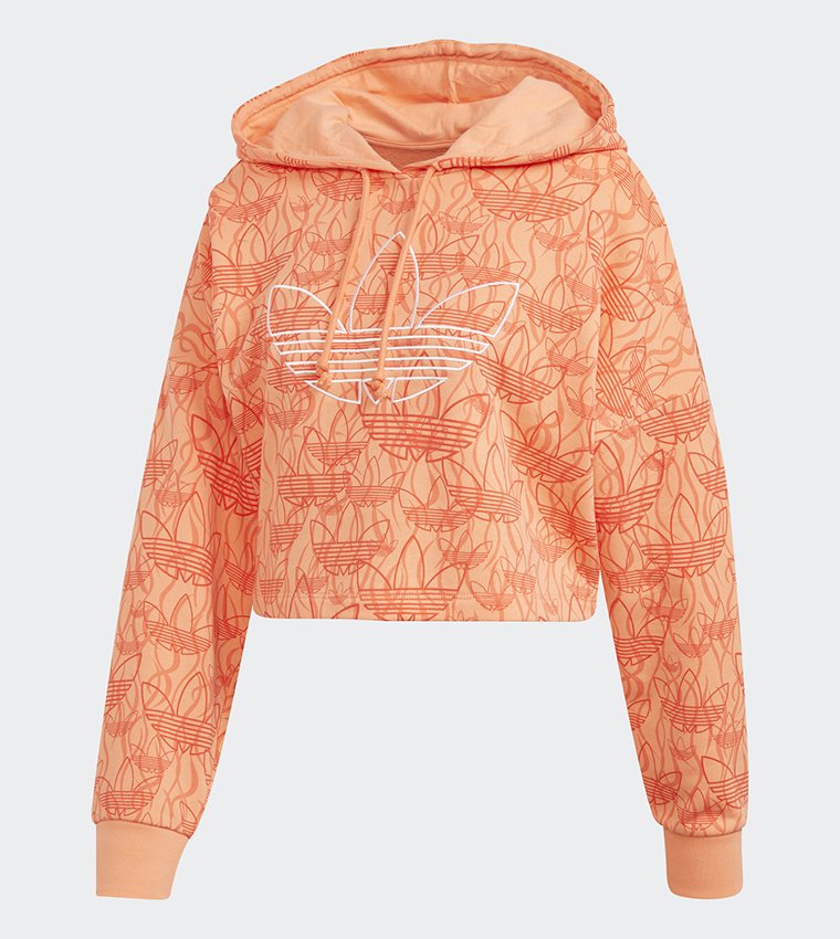 Adidas hoodie coral online