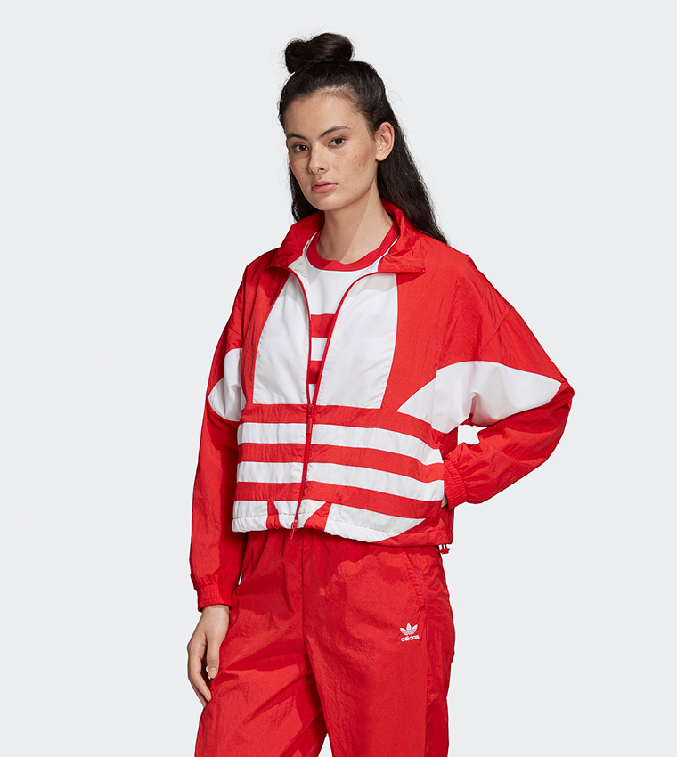 Lush red adidas jacket sale