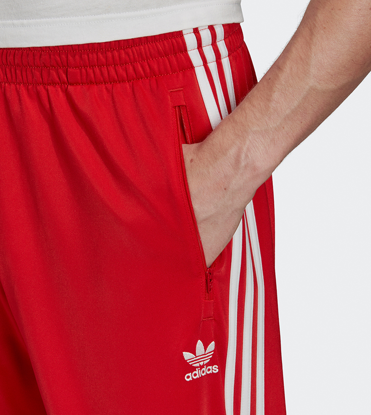 Adidas Men's SST Track Pants, Lush Red
