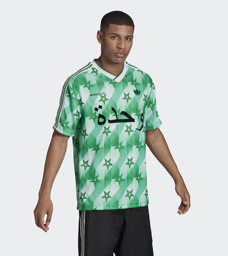 Ineenstorting Hymne Vijf Buy Adidas Morocco Jersey Green In Green | 6thStreet Saudi Arabia