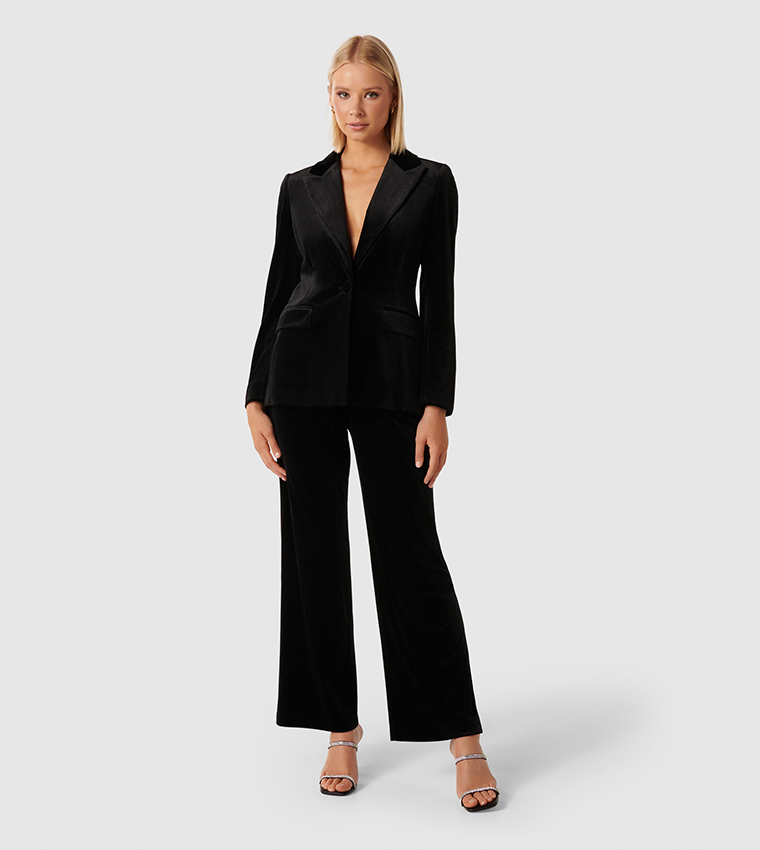 VERA Velvet Straight Fit Pants