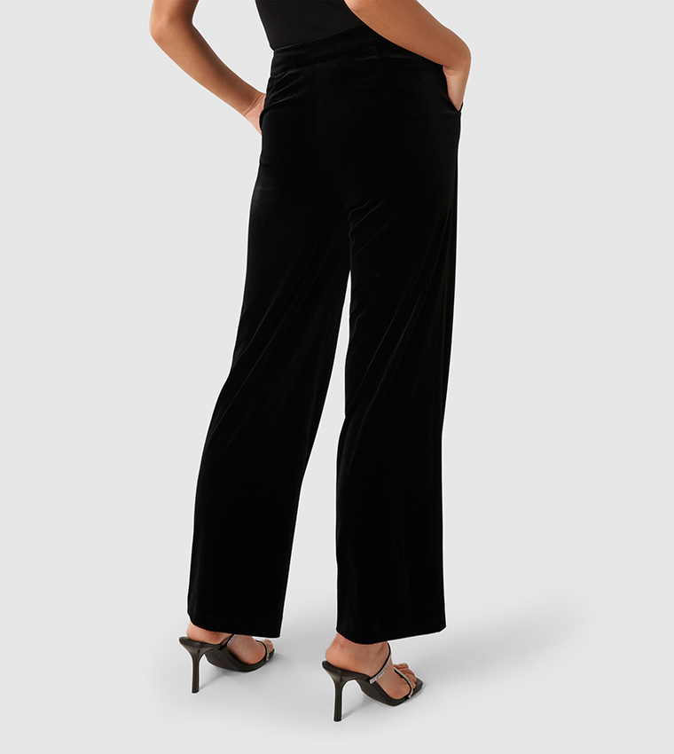 VERA Velvet Straight Fit Pants