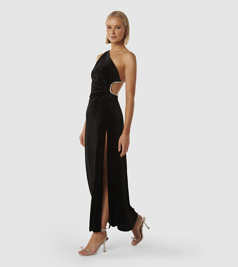 COSTANZA Embellished Detail Backless Dress
