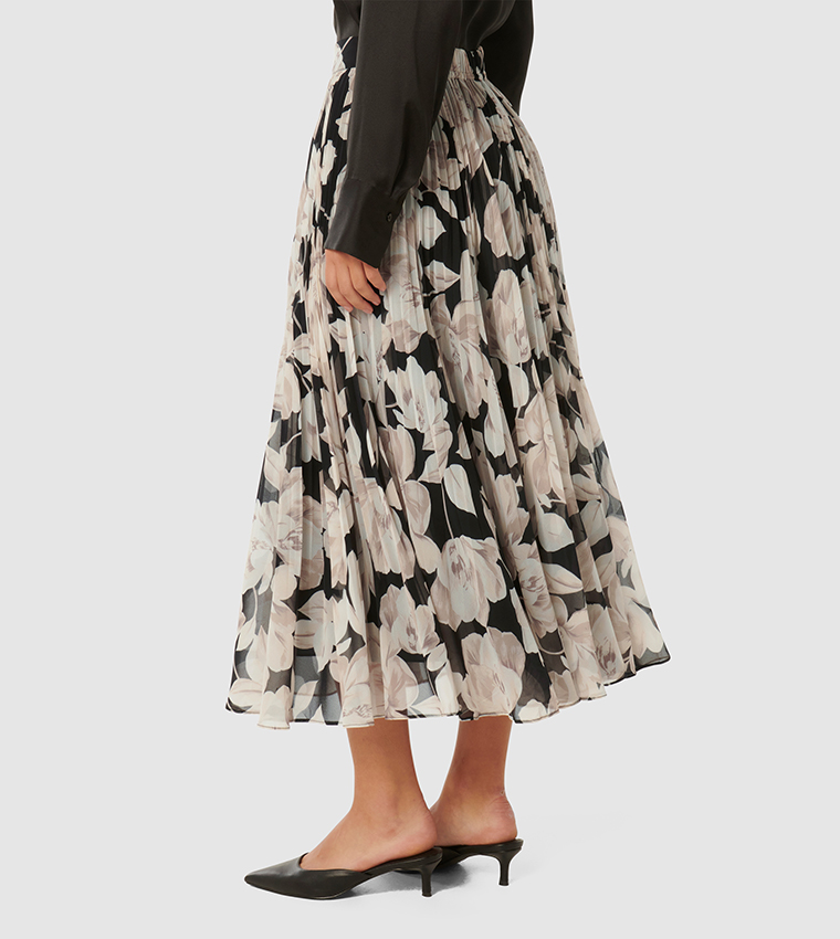 TRAFFIC PEOPLE Aurora Skirt Cream Floral