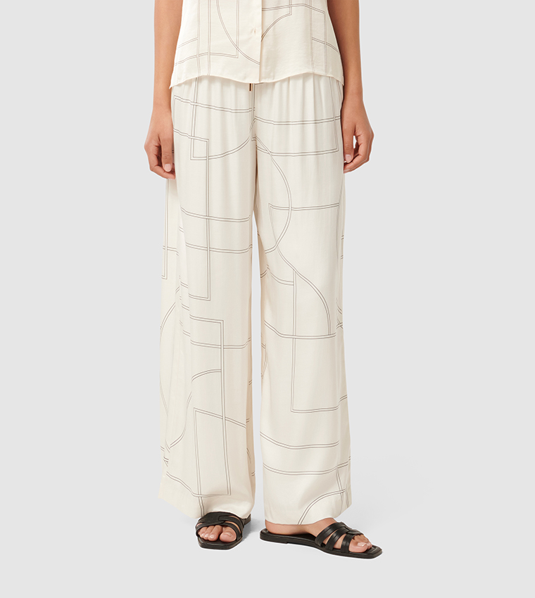FLORENCE Printed Wide Leg Pants