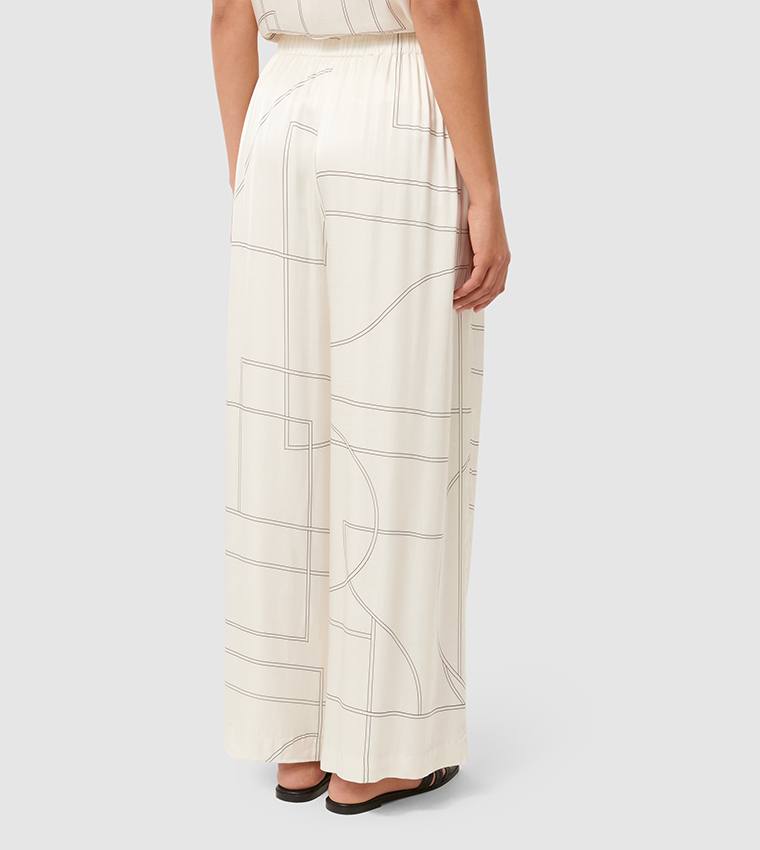 FLORENCE Printed Wide Leg Pants