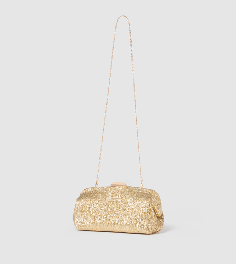 PEONY Plisse Clutch