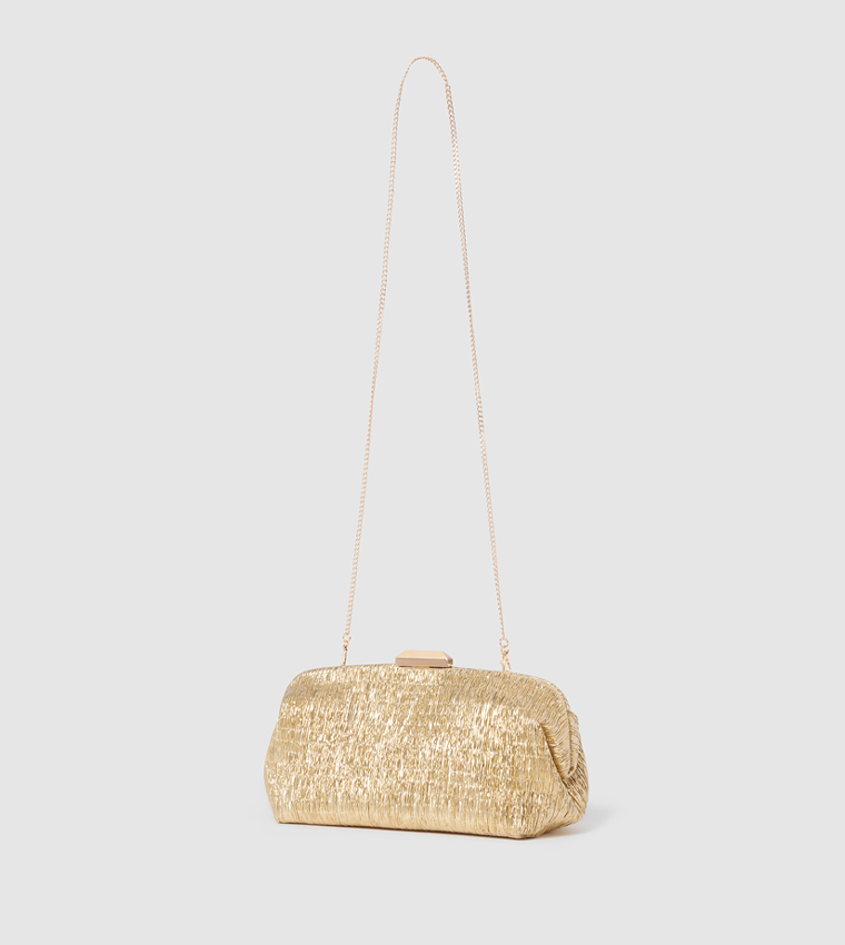 PEONY Plisse Clutch