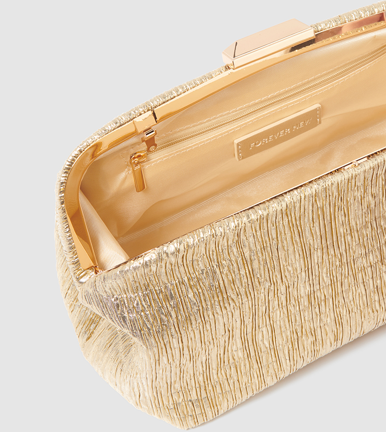 PEONY Plisse Clutch