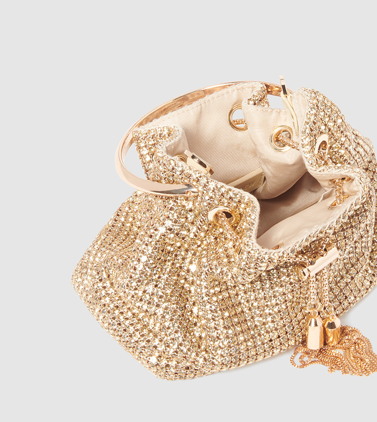 SIGNATURE SKYLAH Embellished Handheld Bag