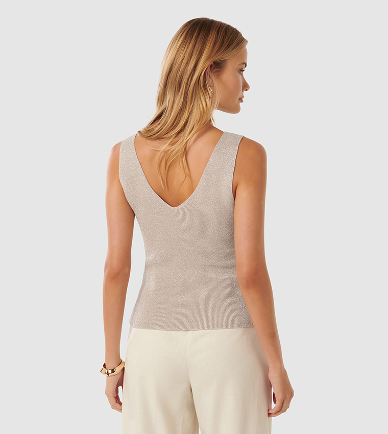 AMARA Ribbed Sleeveless Top