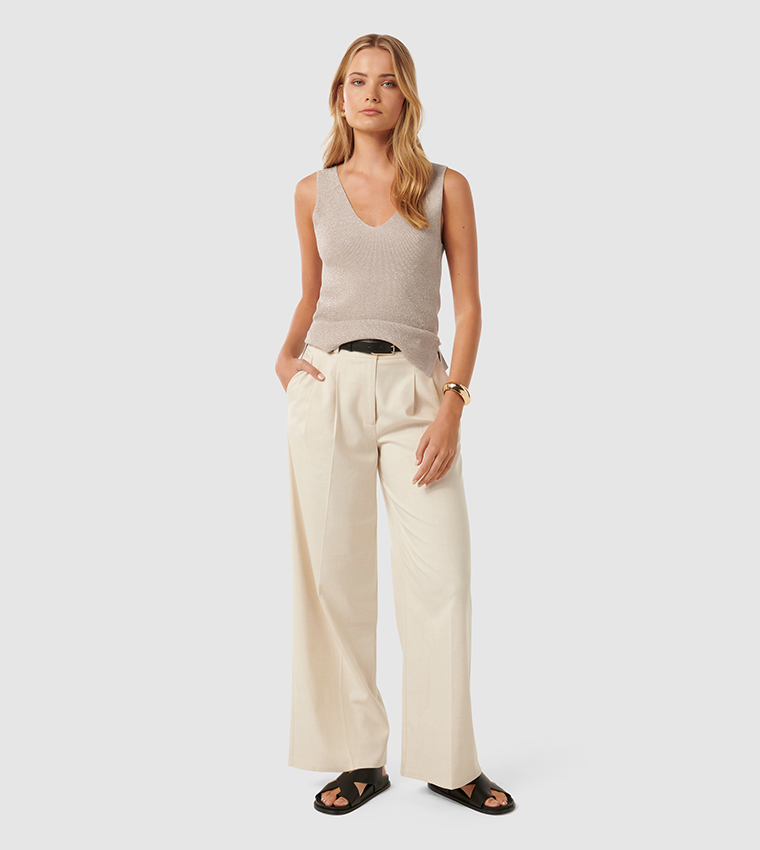 AMARA Ribbed Sleeveless Top