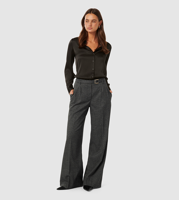 CHARLIE Belted Wide Leg Pants