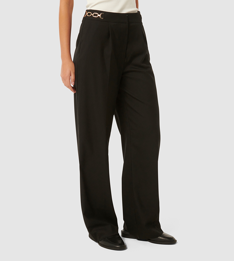 REMI Solid Relaxed Fit Pants