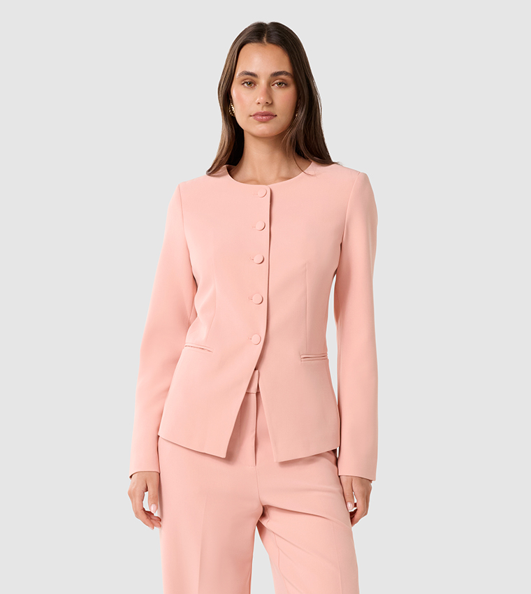 GOLDIE Solid Long Sleeves Blazer