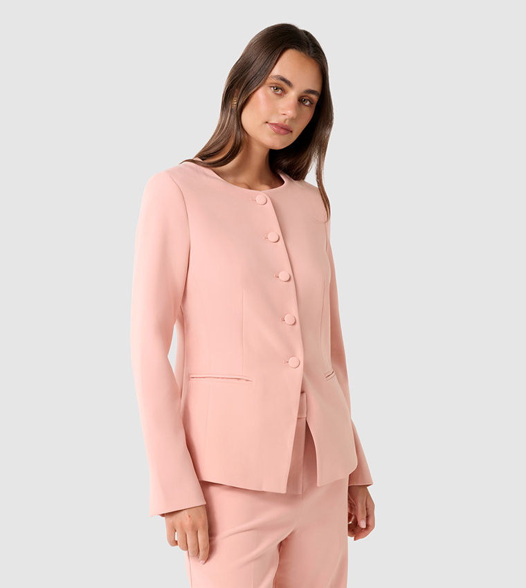 GOLDIE Solid Long Sleeves Blazer