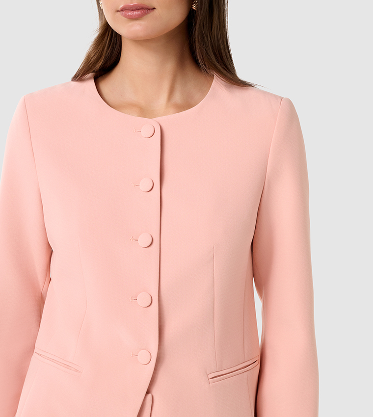 GOLDIE Solid Long Sleeves Blazer