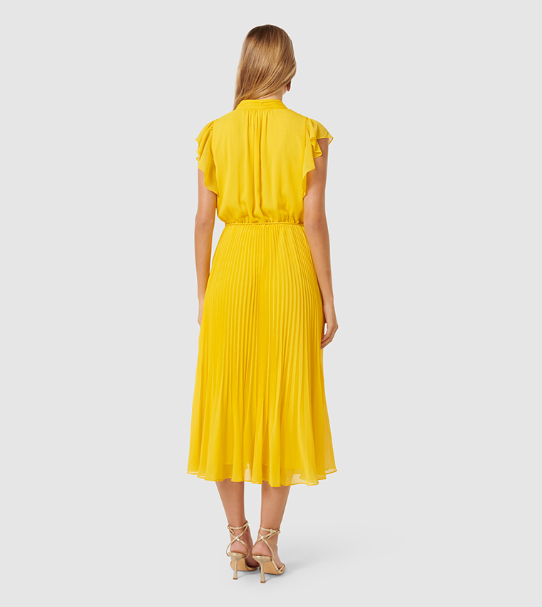 JULIET Pleated Midi Dress
