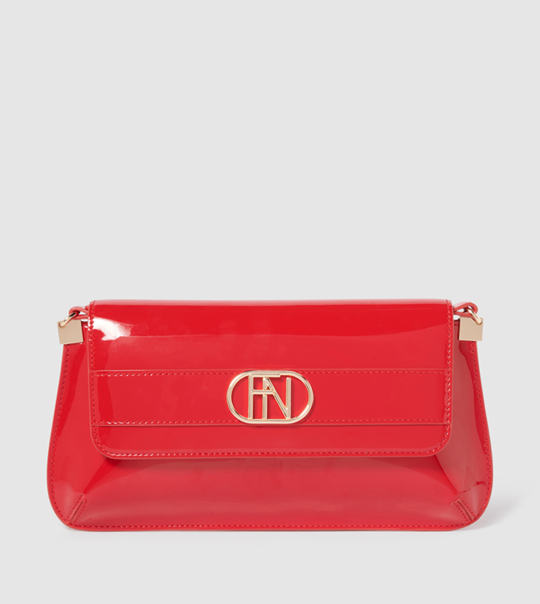 SHILOH Glossy Shoulder Bag