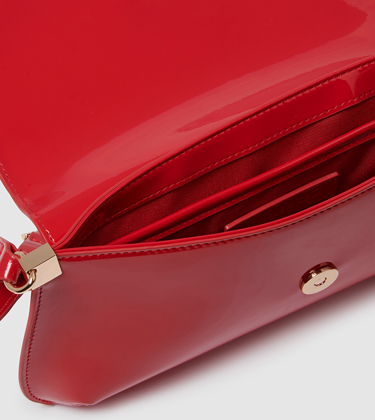 SHILOH Glossy Shoulder Bag