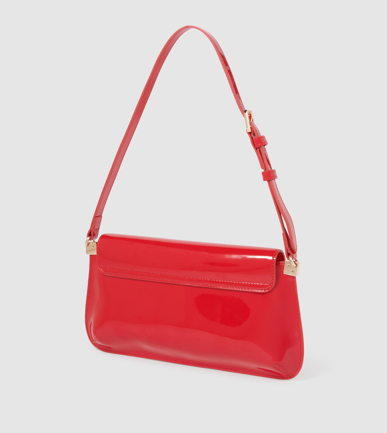SHILOH Glossy Shoulder Bag