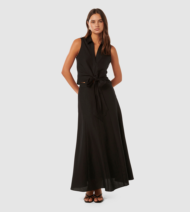 GEORGINA Godet Maxi Skirt