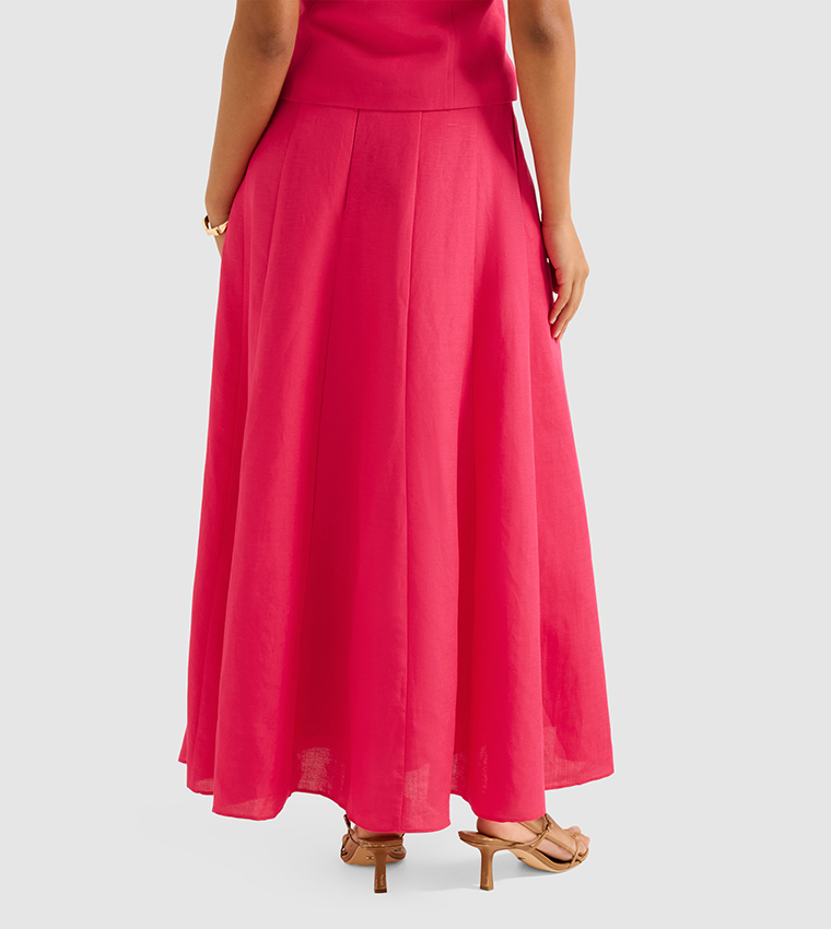 GEORGINA Godet Maxi Skirt