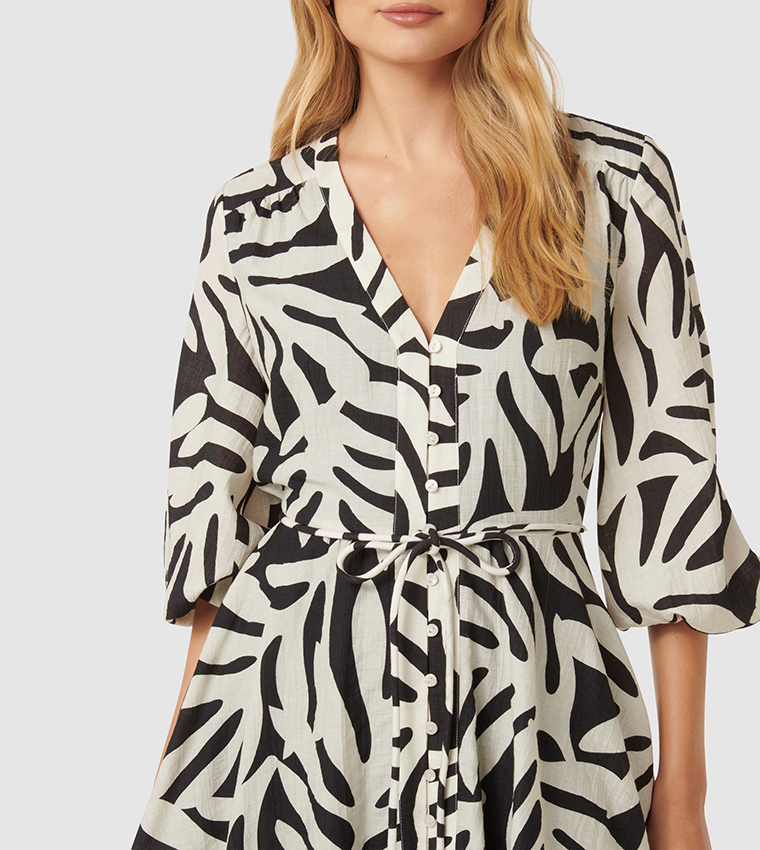 ALICIA Patterned Mini Dress