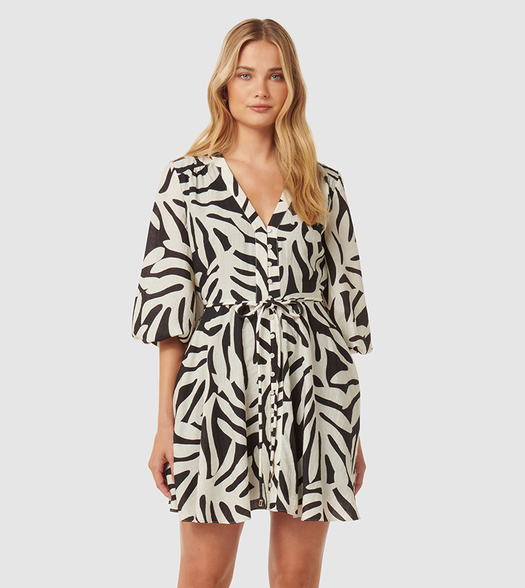 ALICIA Patterned Mini Dress