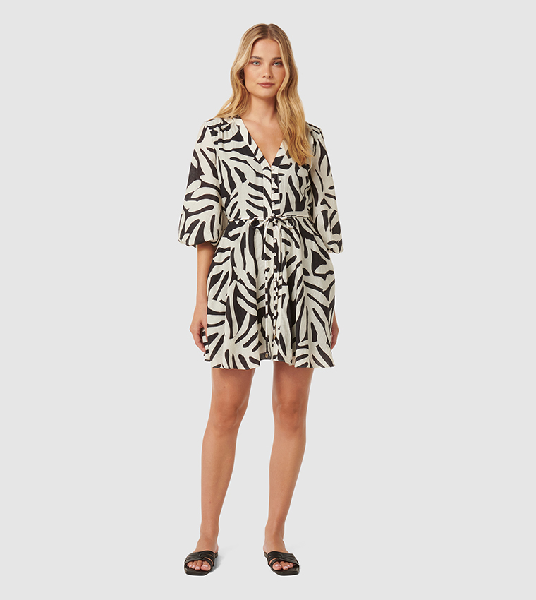 ALICIA Patterned Mini Dress