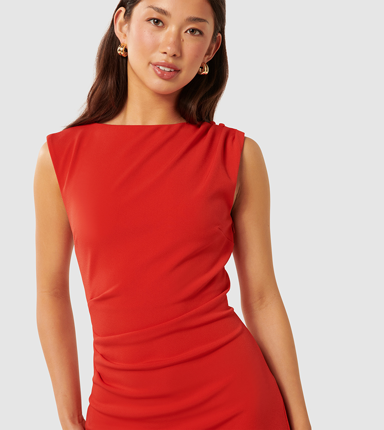 KAYLA Ruched Mini Dress