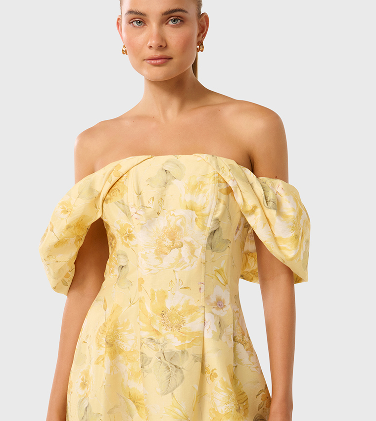 JACQUIE Off Shoulder Mini Dress