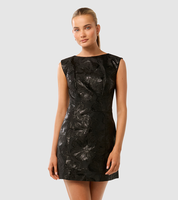 EVAN Jacquard Mini Dress