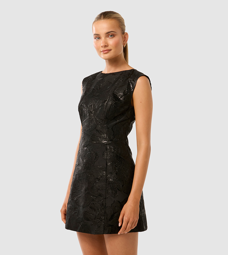 EVAN Jacquard Mini Dress