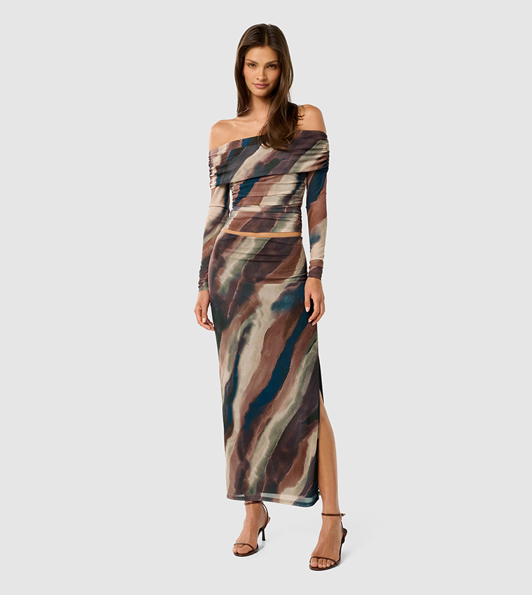 MIA Mesh Maxi Skirt