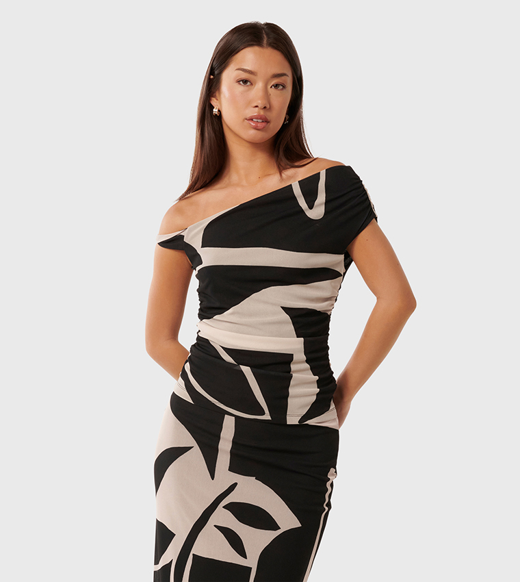 MIA Mesh Twist Side Top