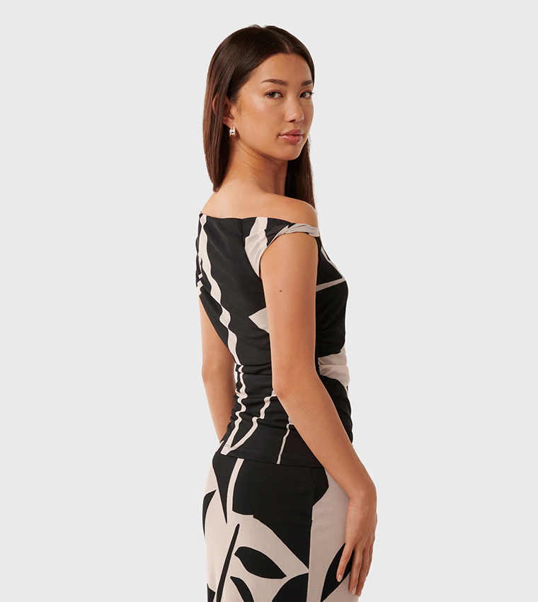 MIA Mesh Twist Side Top