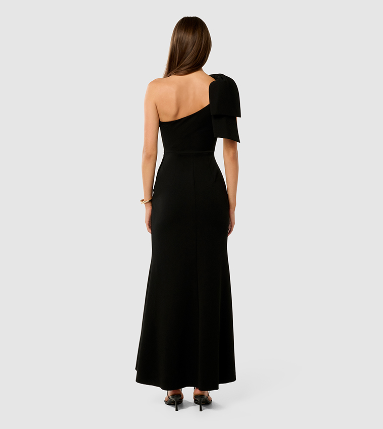 LISA One Shoulder Bow Detail Dress