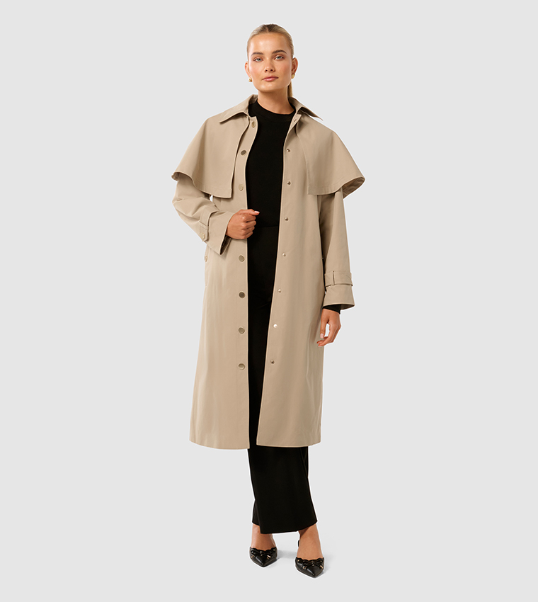 PENELOPE Capelet Trench Coat