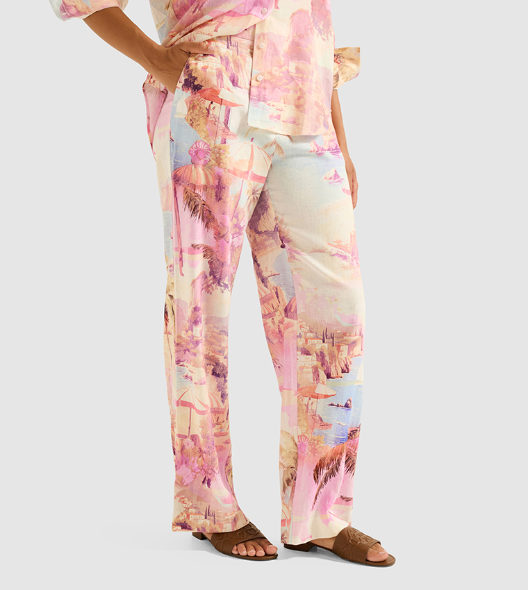 MILEY Linen Wide Leg Pants